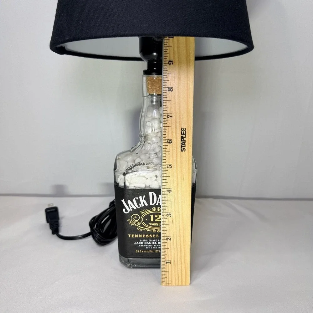 Jack Daniel's 12 Years Old Tennessee‎ Whiskey Bottle Lamp Batch 1 Father's Day